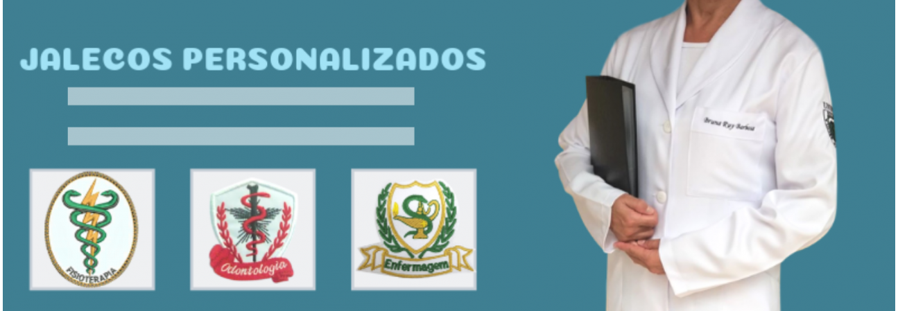 Jalecos  Femininos e Masculinos Personalizados