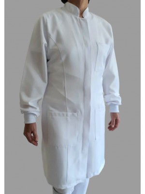 Jaleco Microfibra Gabardine Gola Padre 5036